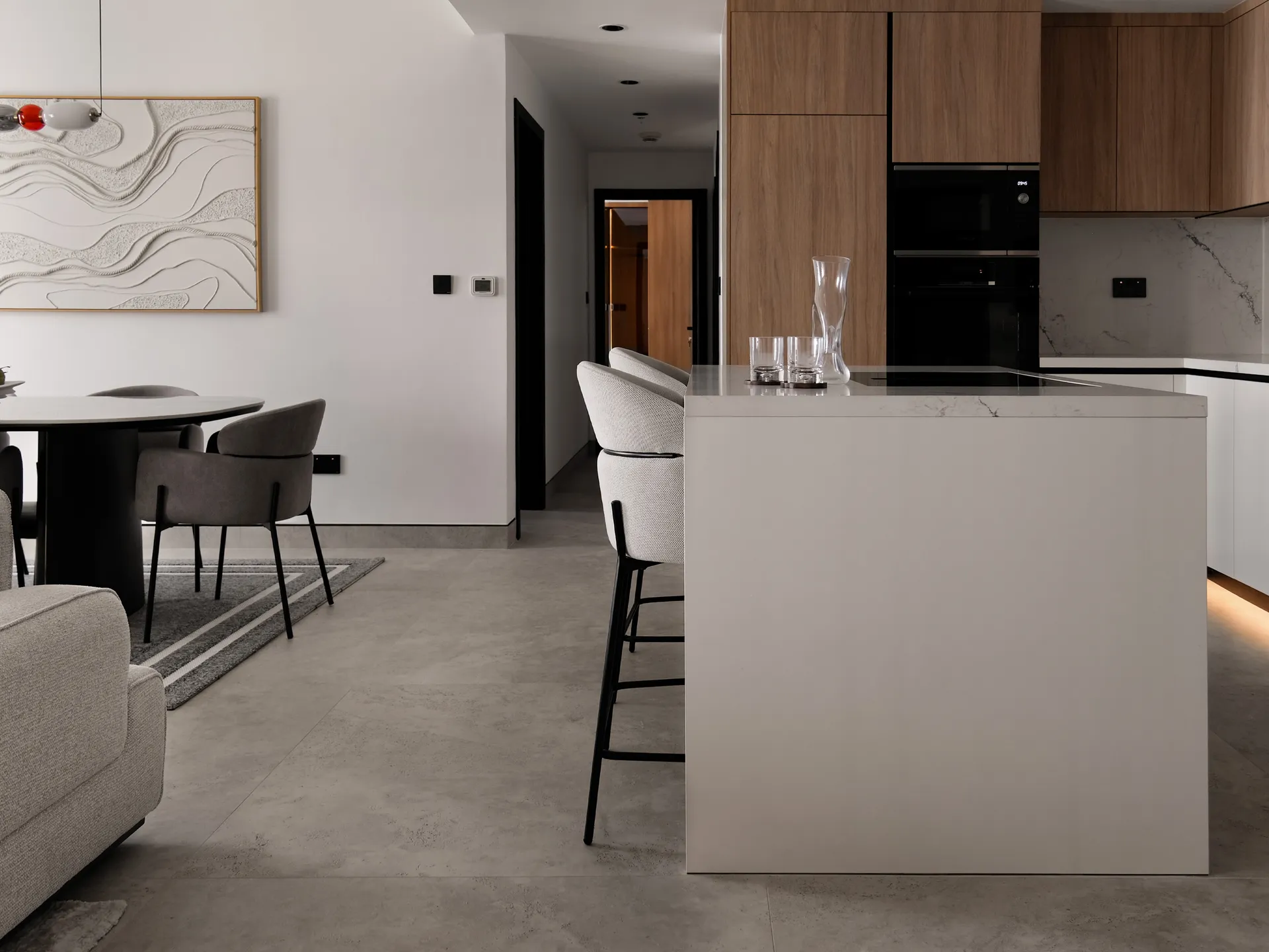 Renovated Kitchen Background